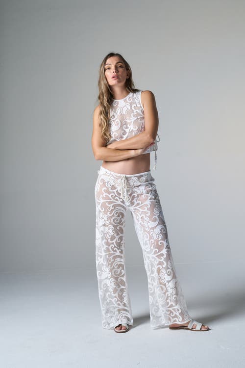 JBQ Andros Pant in White at Nordstrom, Size Large