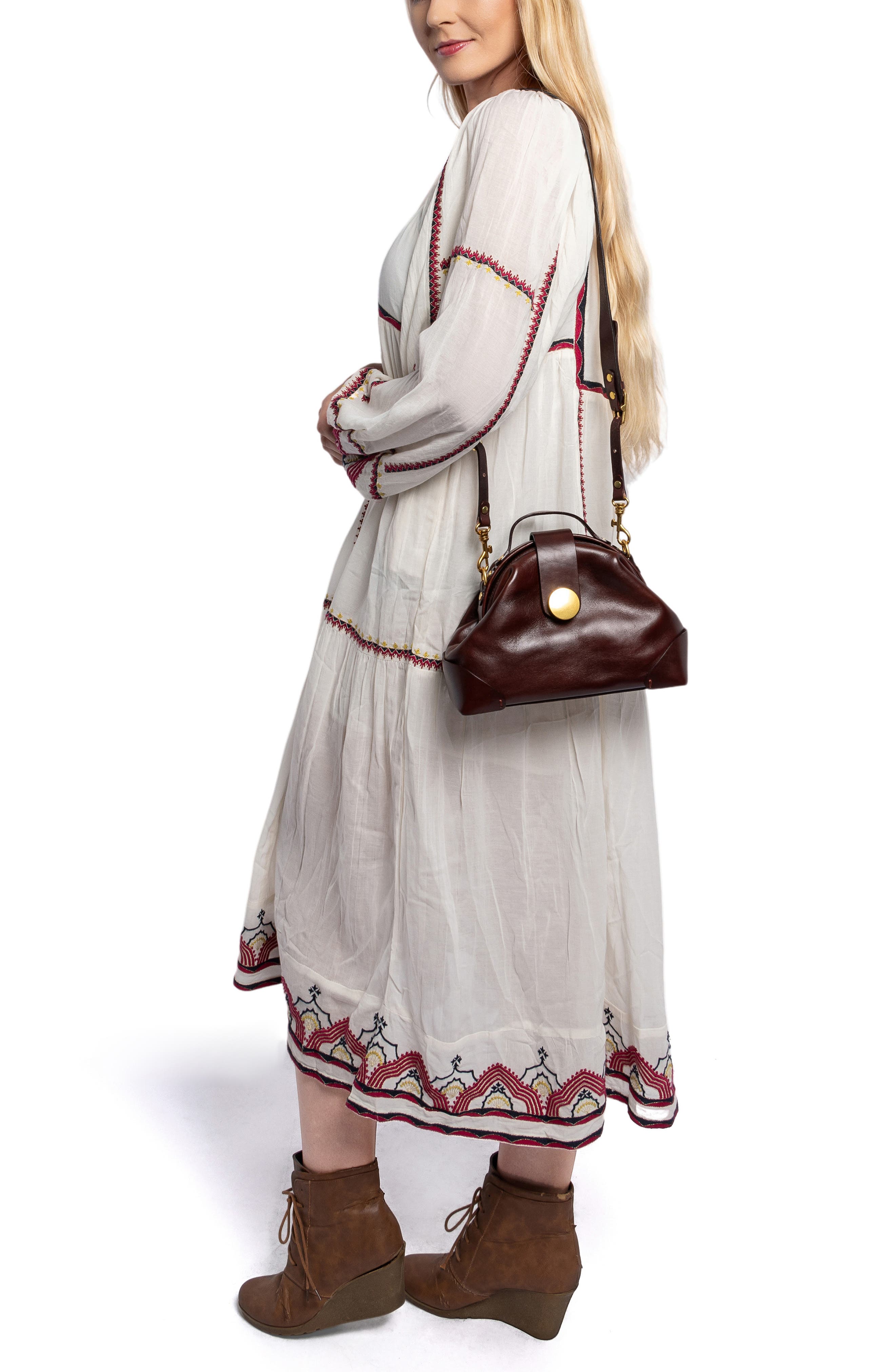 OLD TREND Soul Leather Crossbody Bag, Alternate, color, Brown