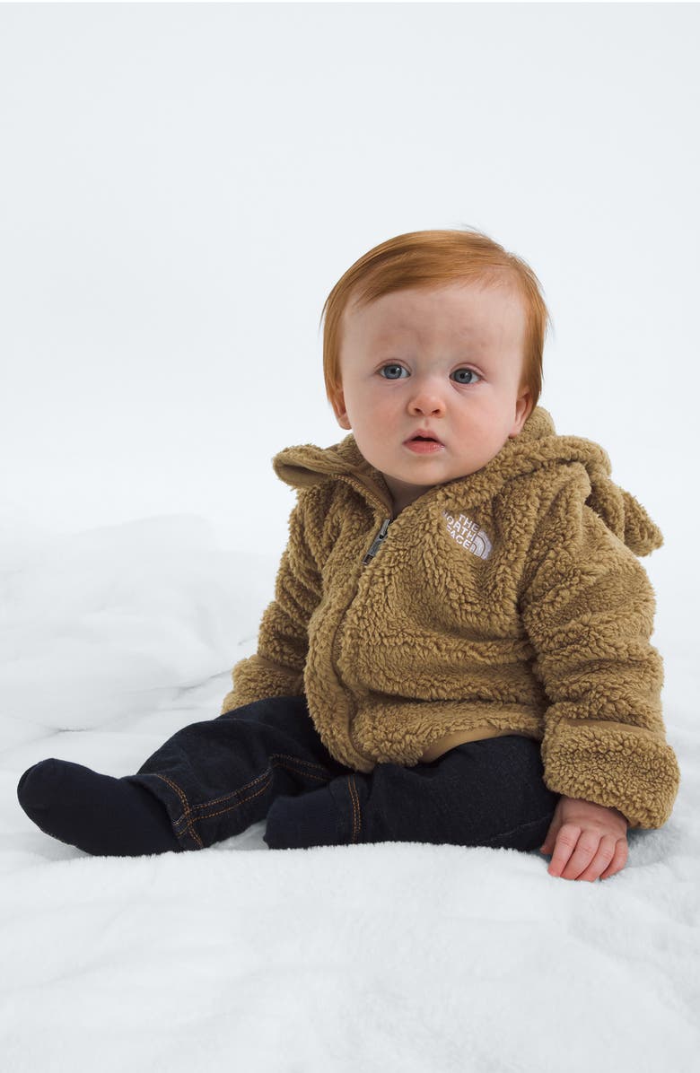 The North Face Campshire Ears Fleece Zip Hoodie, Alternate, color, Teddy Brown