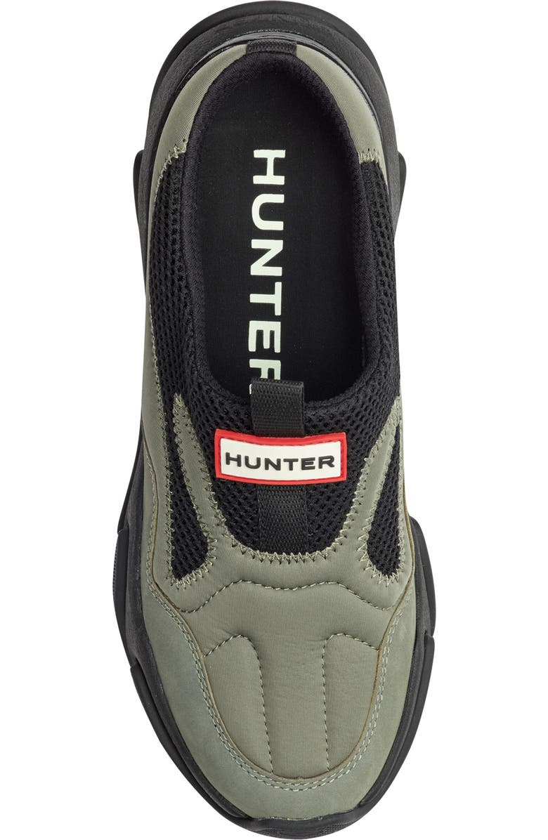 Hunter Darisa Water Repellent Slip-On Shoe, Alternate, color, Dark Green