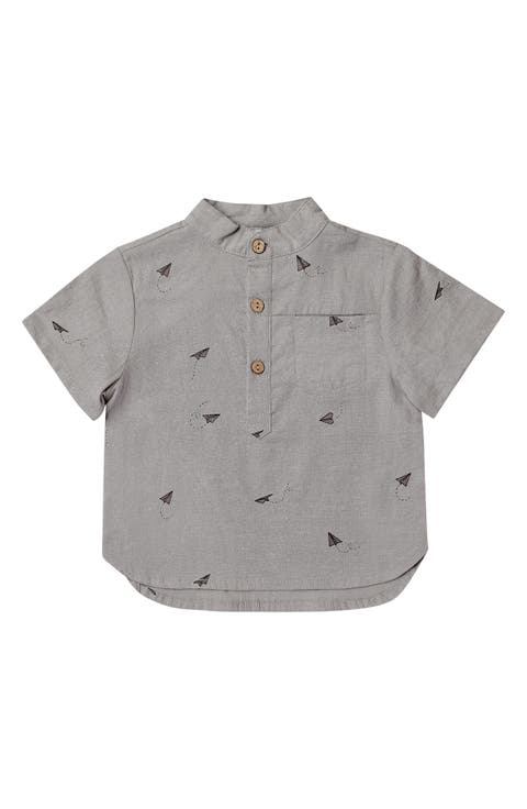 Mason Short Sleeve Button-Up Shirt (Baby)