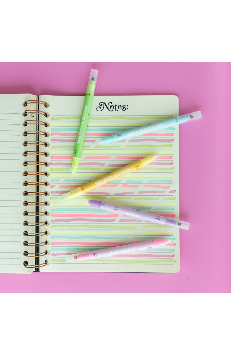 Jollity & Co Book Club Erasable Highlighter Set, Alternate, color, Assorted Pre-Pack