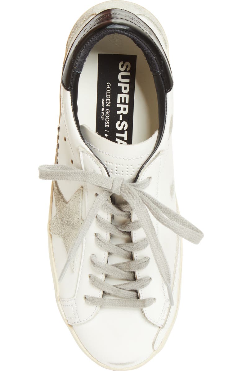 Golden Goose Super-Star Sneaker, Alternate, color, White/ Ice/ Black