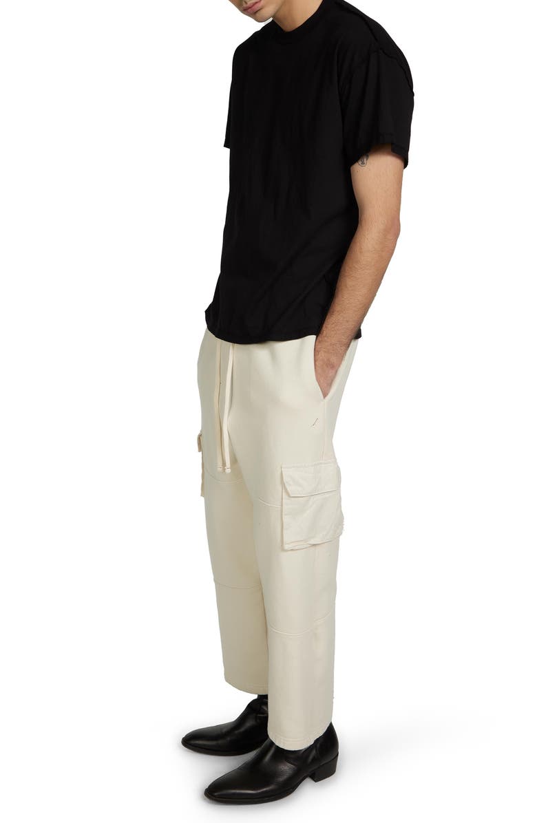Les Tien Lightweight Binded Neck Inside Out Tee, Alternate, color, Jet Black