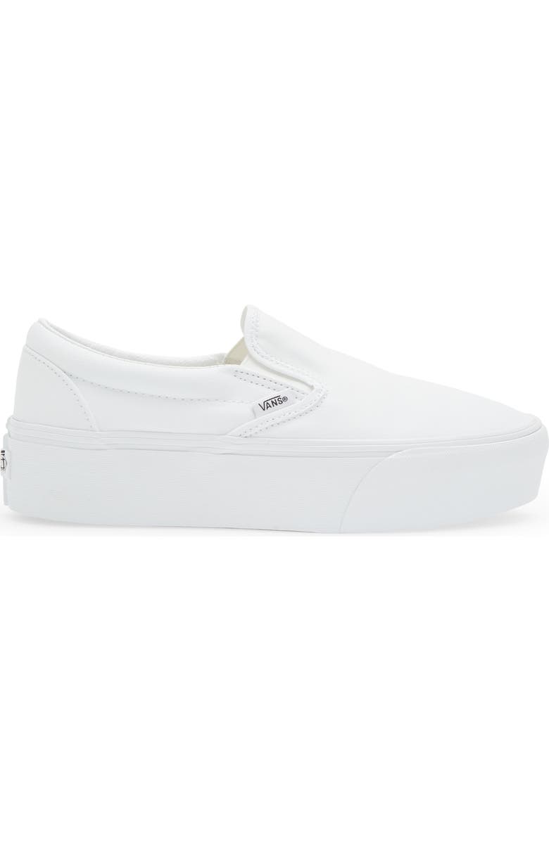 Vans Classic Slip-On Stackform Sneaker, Alternate, color,