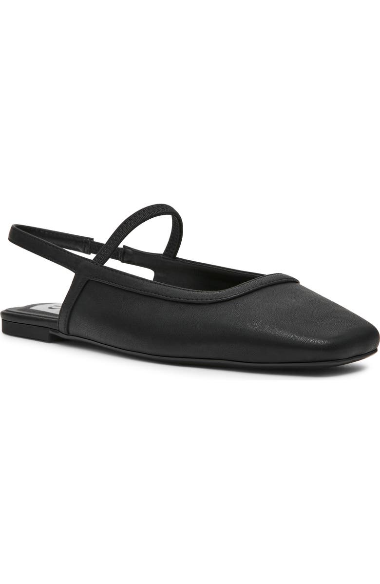 DV by Dolce Vita Fiera Slingback Flat, Main, color, Black Smooth