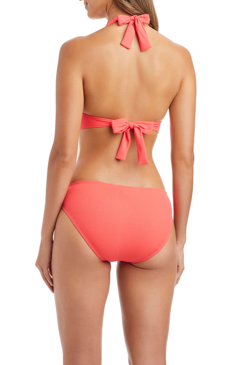 Ring Halter Bikini Top, Alternate, color, CRAB SHACK
