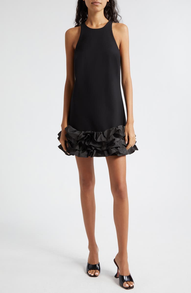 Cinq à Sept Beta Tiered Ruffle Hem Sleeveless Dress, Main, color,