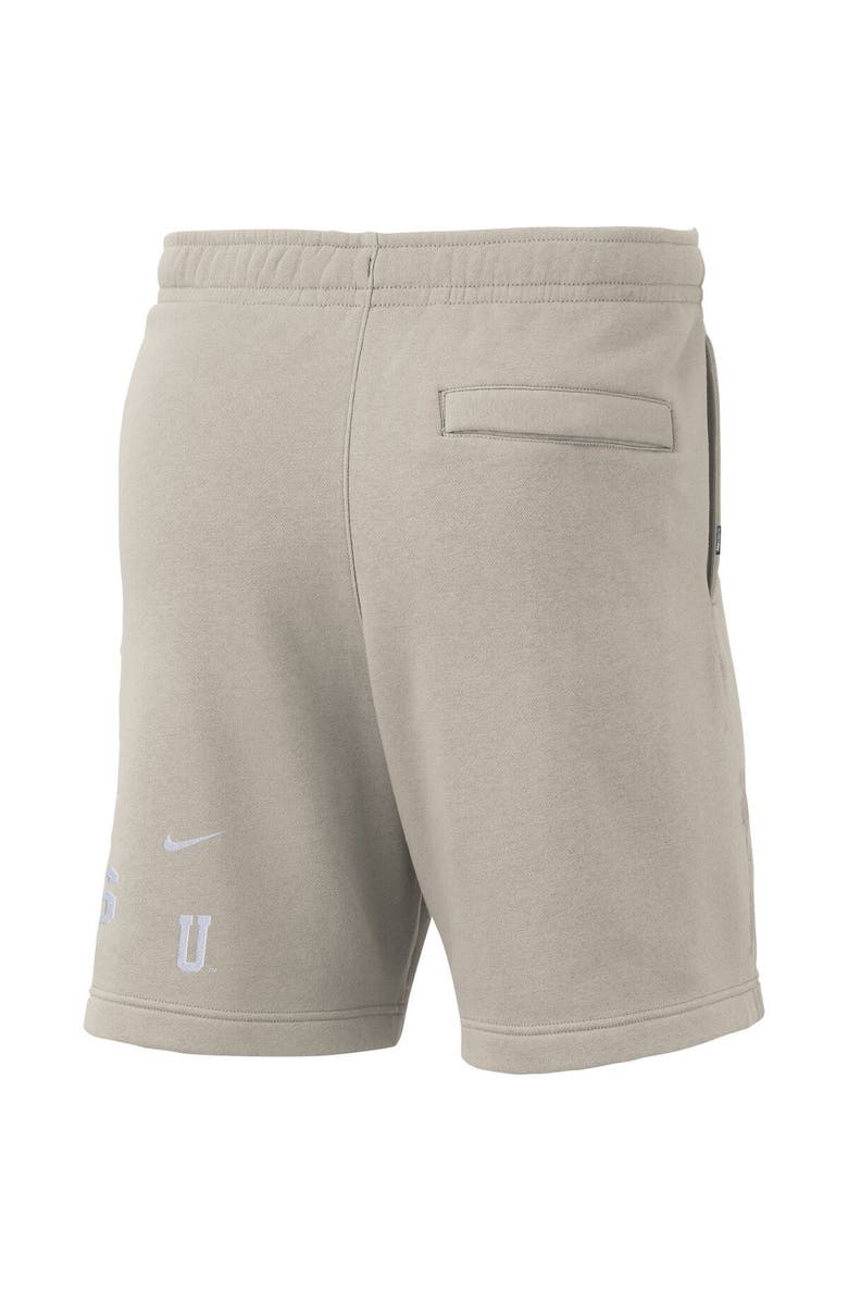 Nike Men's Nike Cream Michigan State Spartans Fleece Shorts, Alternate, color, Cream