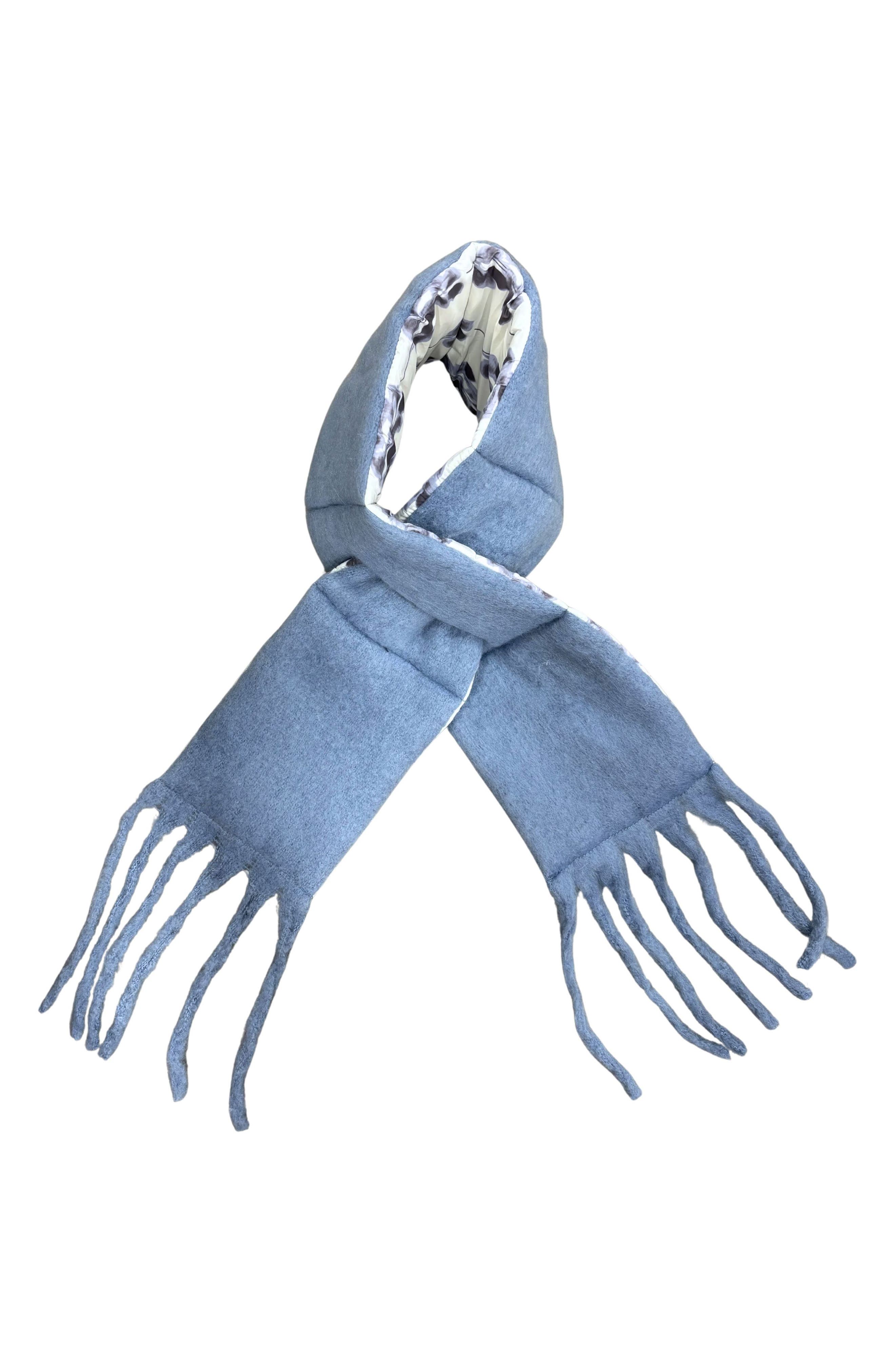 Reversible Quilted Pull Through Scarf