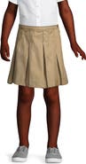 Lands' End School Uniform Girls Solid Box Pleat Skirt Above Knee