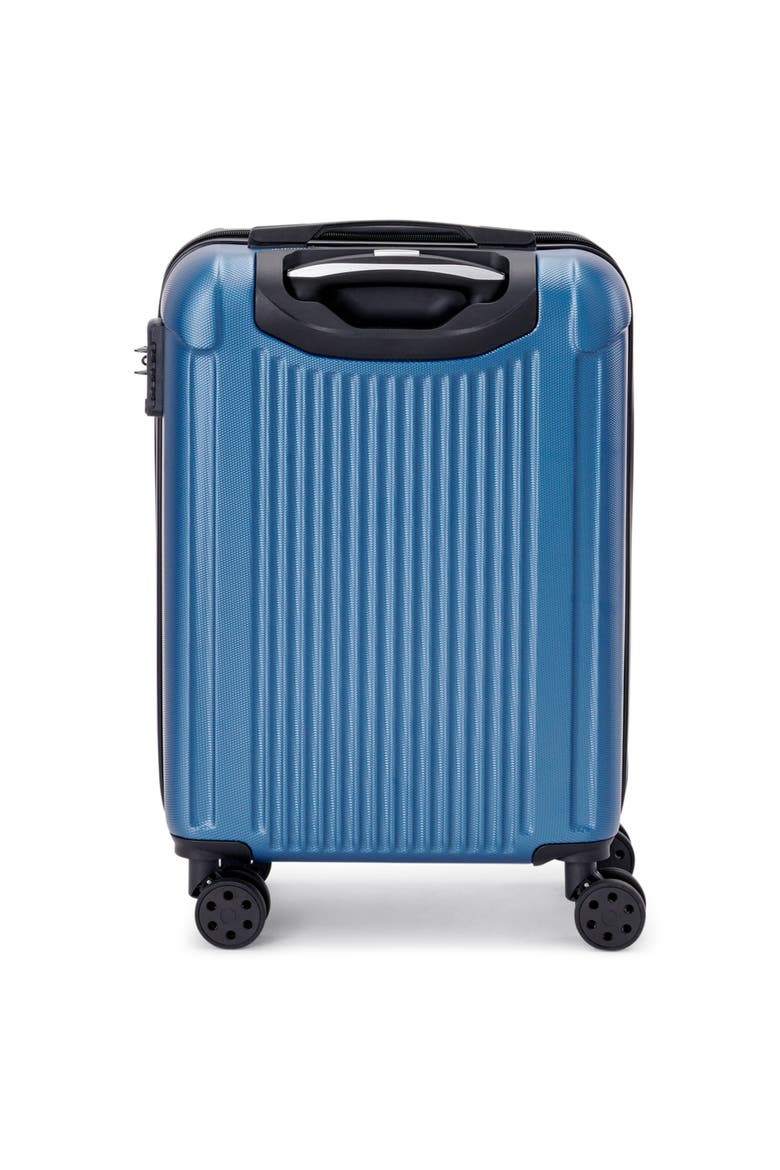 Lotus 21" Upright Carry On Suitcase, Alternate, color, Blue Steel
