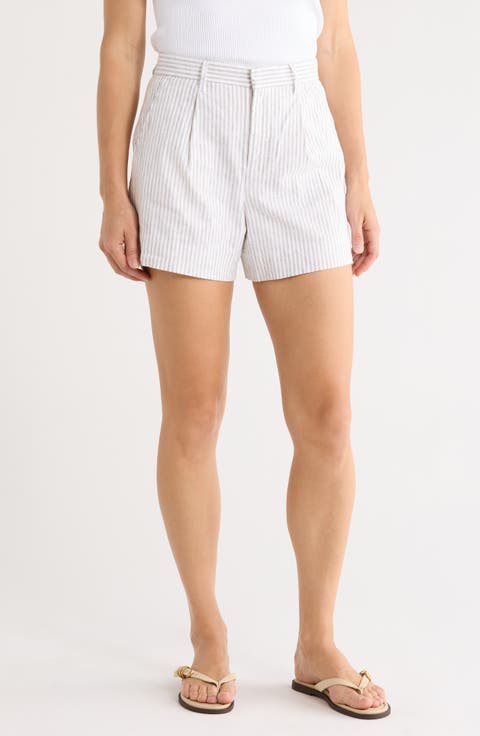 Waterford Stripe Cotton Shorts