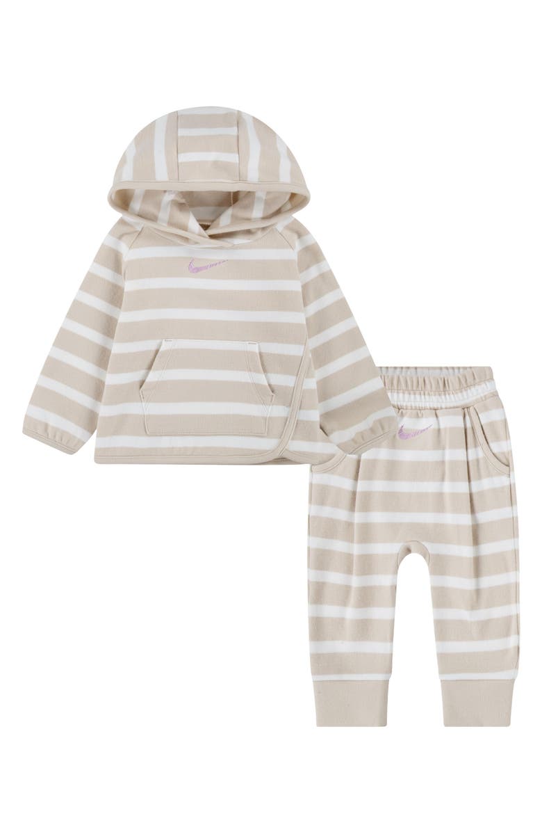 Nike Ready Set Knit Hoodie & Joggers Set, Main, color, 