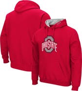COLOSSEUM Men's Colosseum Scarlet Ohio State Buckeyes Arch & Logo 3.0 Pullover Hoodie