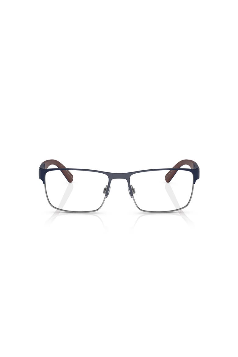 56mm Rectangle optical glasses, Alternate, color, Blue