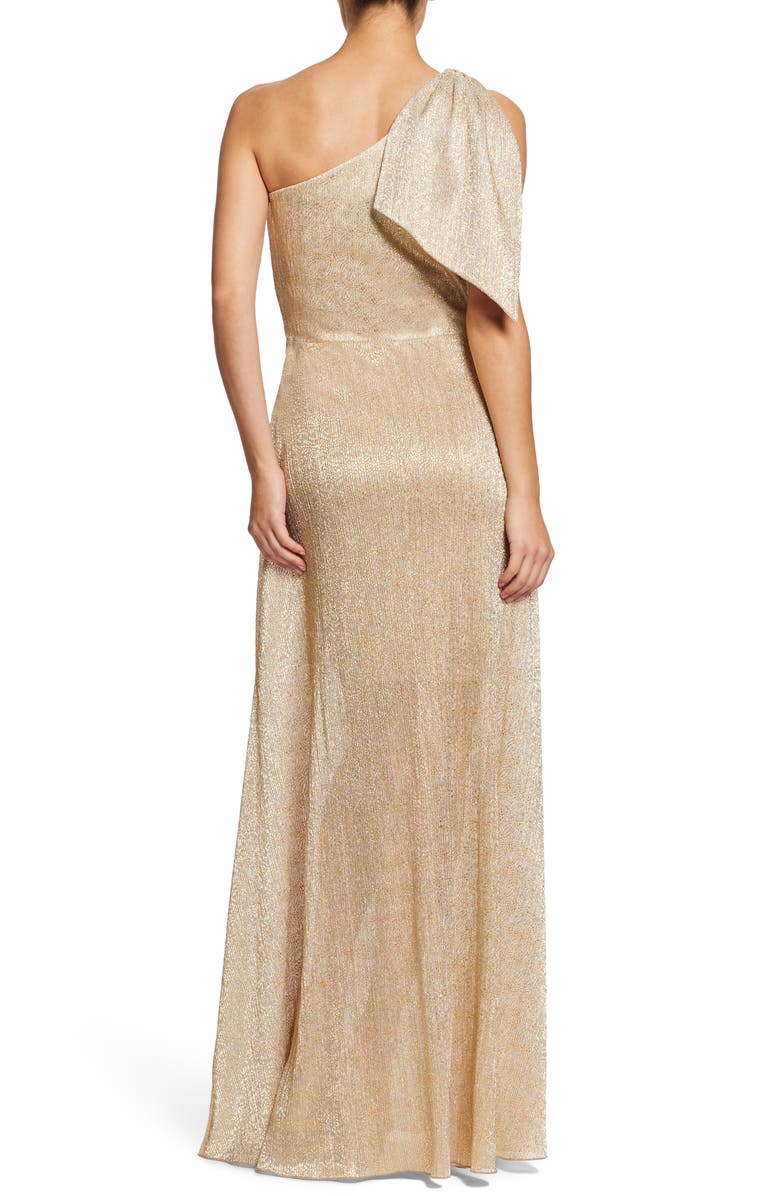 Dress the Population Savannah One-Shoulder Gown, Alternate, color,