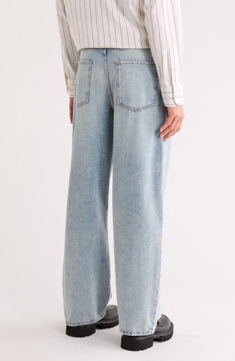 OLIVER LOGAN Relaxed Fit Baggy Jeans, Alternate, color, Faded Indigo