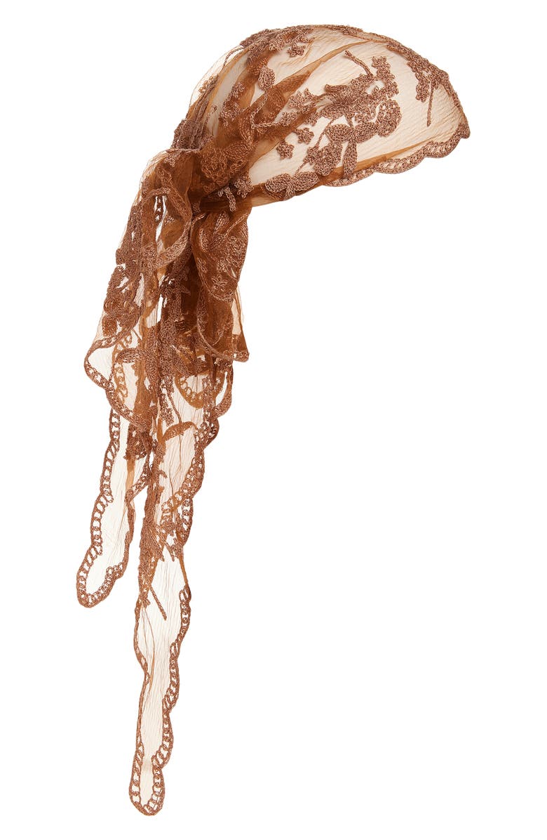 BP. Lace Hair Scarf, Main, color, Brown