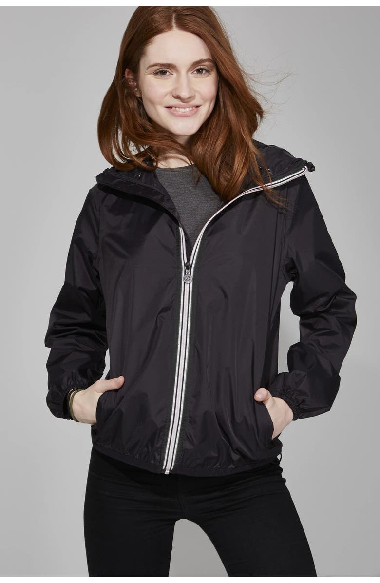 O8Lifestyle Unisex full zip rain jacket, Main, color,