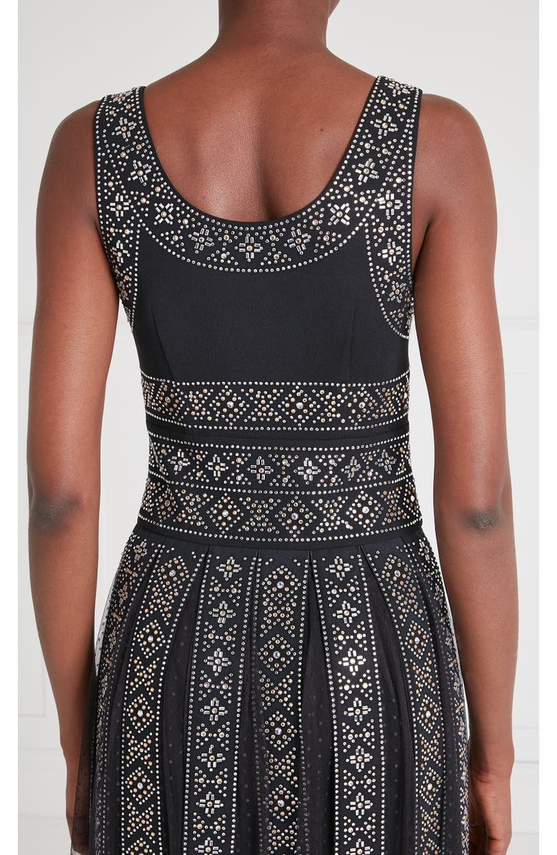 Temperley London Gallantry Midi Dress, Alternate, color, Black