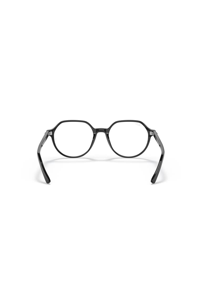 49mm Round optical glasses, Alternate, color, Black