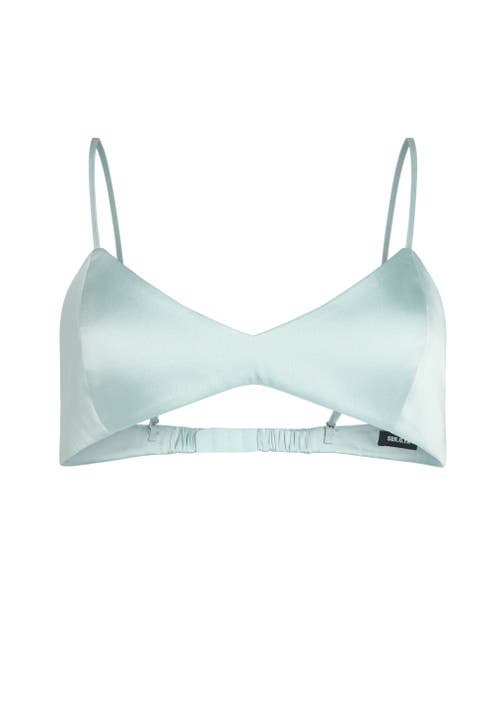 SER.O.YA SER.O.YA COURTNEY SILK BRALETTE