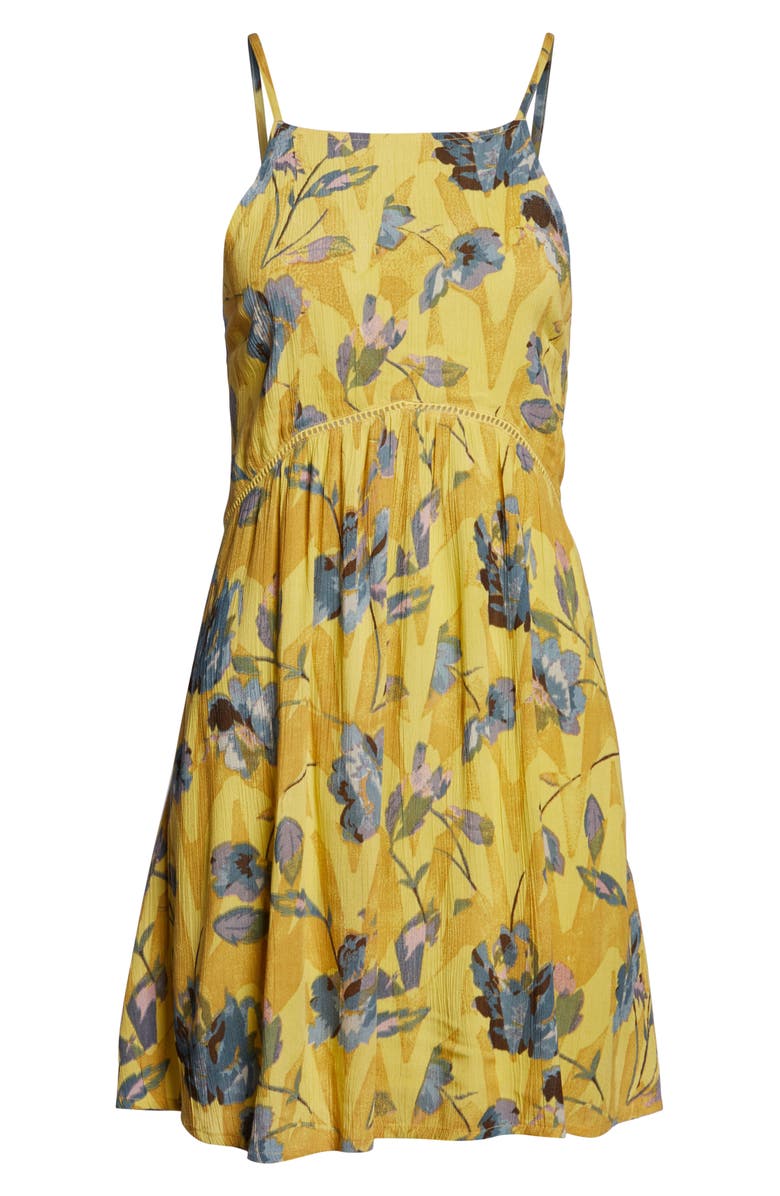 O'Neill Henna Floral Print Woven Tank Dress, Alternate, color,