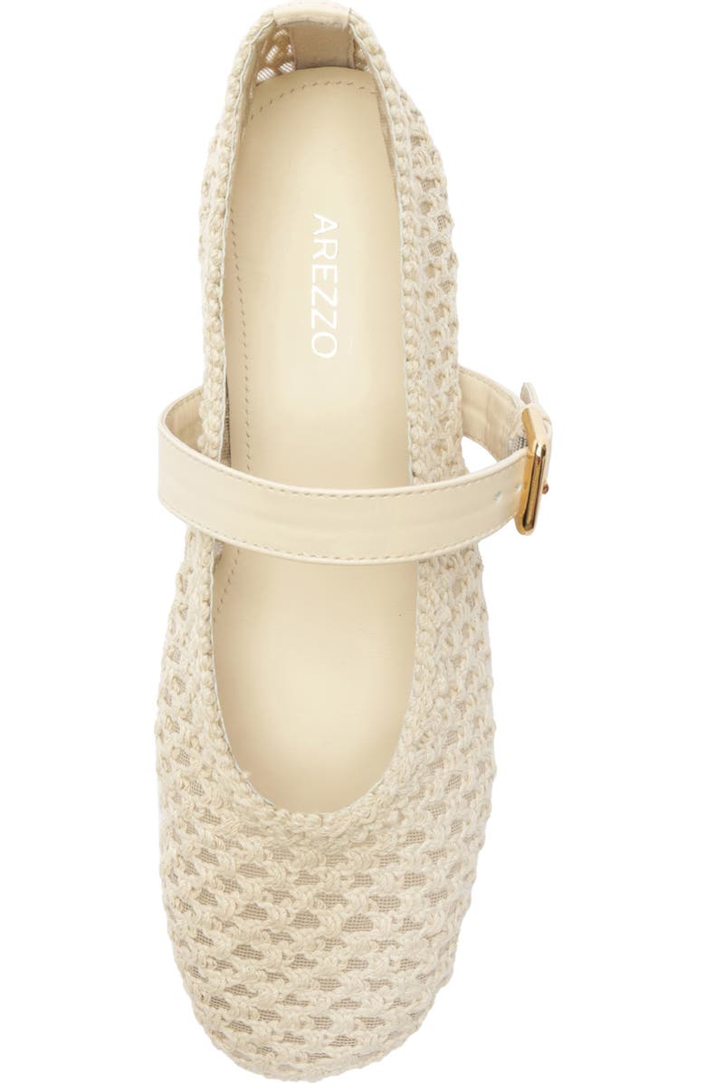 Arezzo Abby Ballet Flat, Alternate, color, Panacota