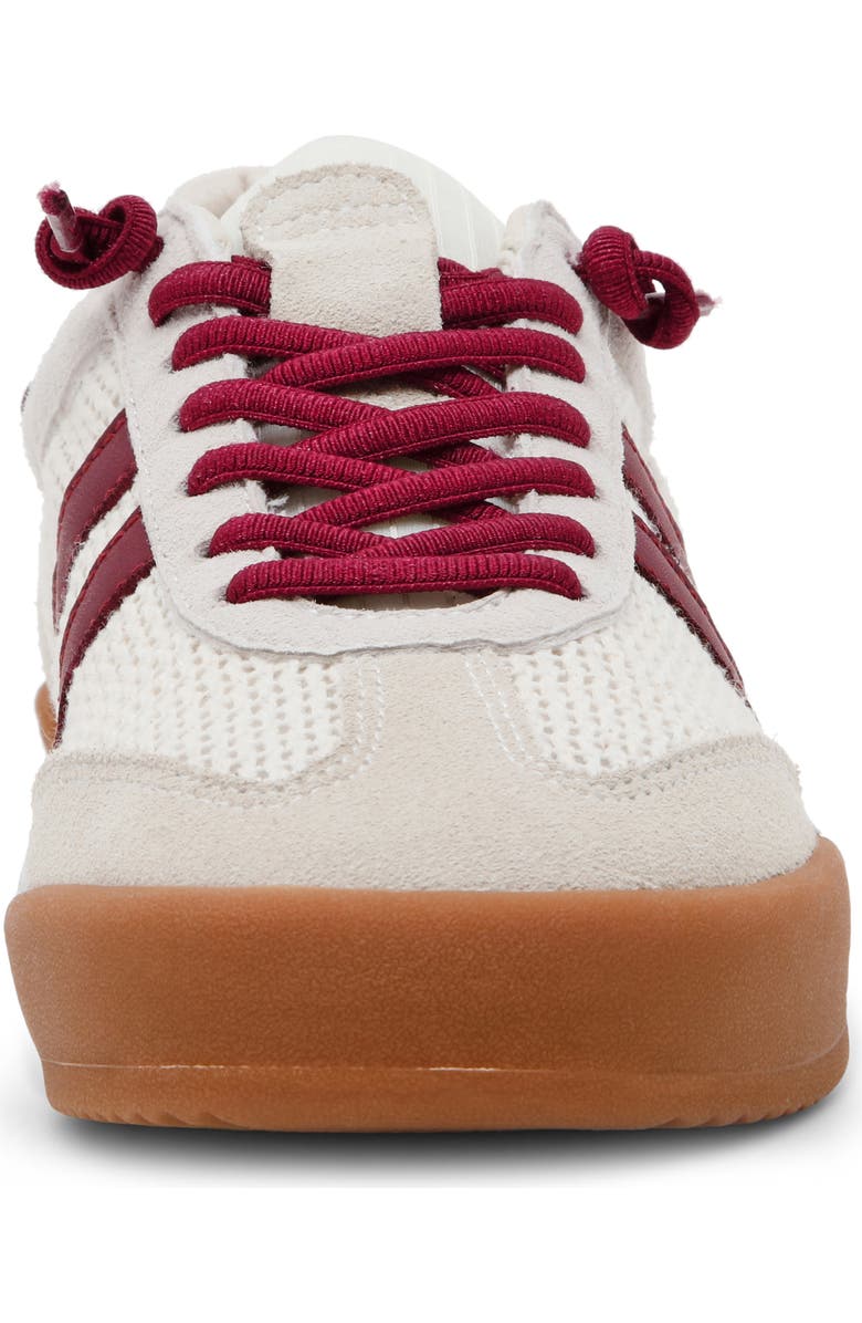 Steve Madden Verdict Mesh Sneaker, Alternate, color, White/ Burgundy