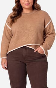 Liverpool Los Angeles Tulip Hem Crewneck Sweater