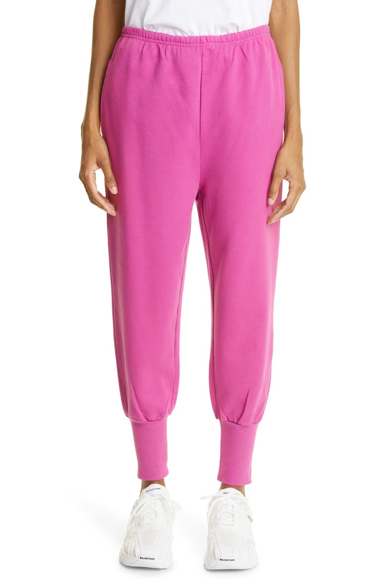 Women's Sporty B Tuck-In Joggers, Main, color, DARK FUCHSIA W