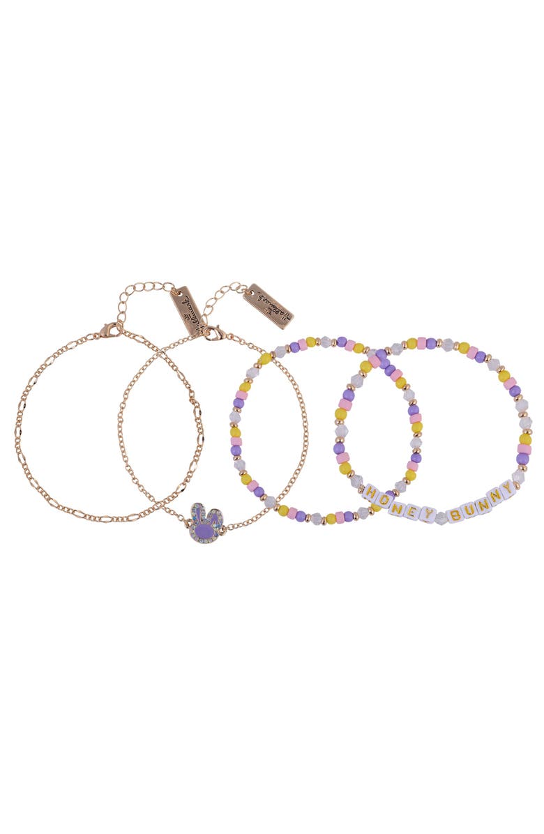 Hallmark 4pc Easter Bracelet Set, Main, color, Purple
