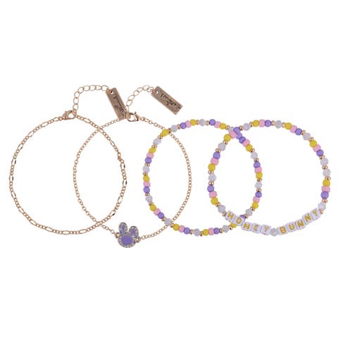 4pc Easter Bracelet Set
