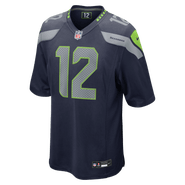 Nike Men's Nike 12s College Navy Seattle Seahawks Team Game Jersey
