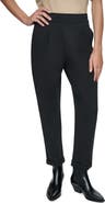 DKNY Pleated Cuffed Ponte Pants