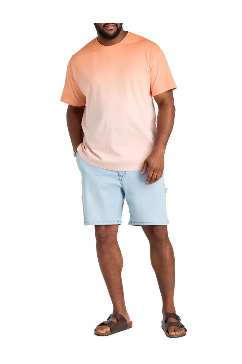 Big & Tall Moisture-Wicking Gradient T-Shirt, Alternate, color, ORANGE MULTI