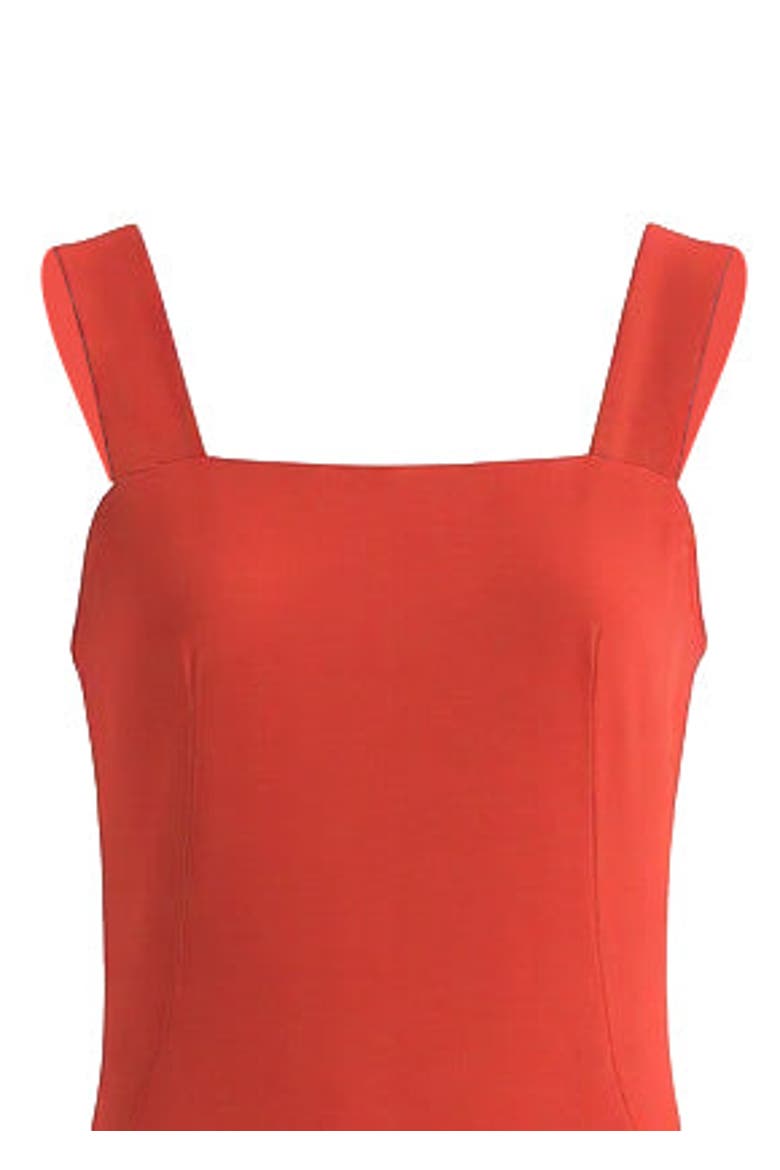 Bow-Tail Dress, Alternate, color, Red