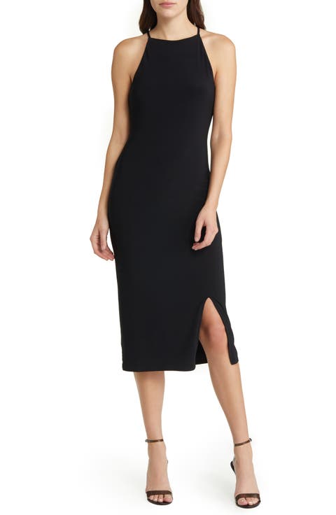 Crossback Halter Dress