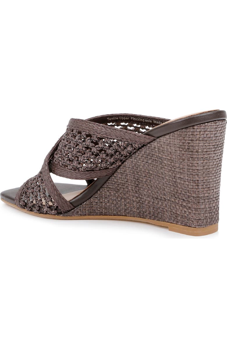 Badgley Mischka Collection Xandria Wedge Sandal, Alternate, color, Brown