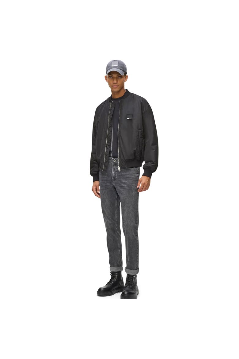 Men's Bomber Jacket, Alternate, color, Black