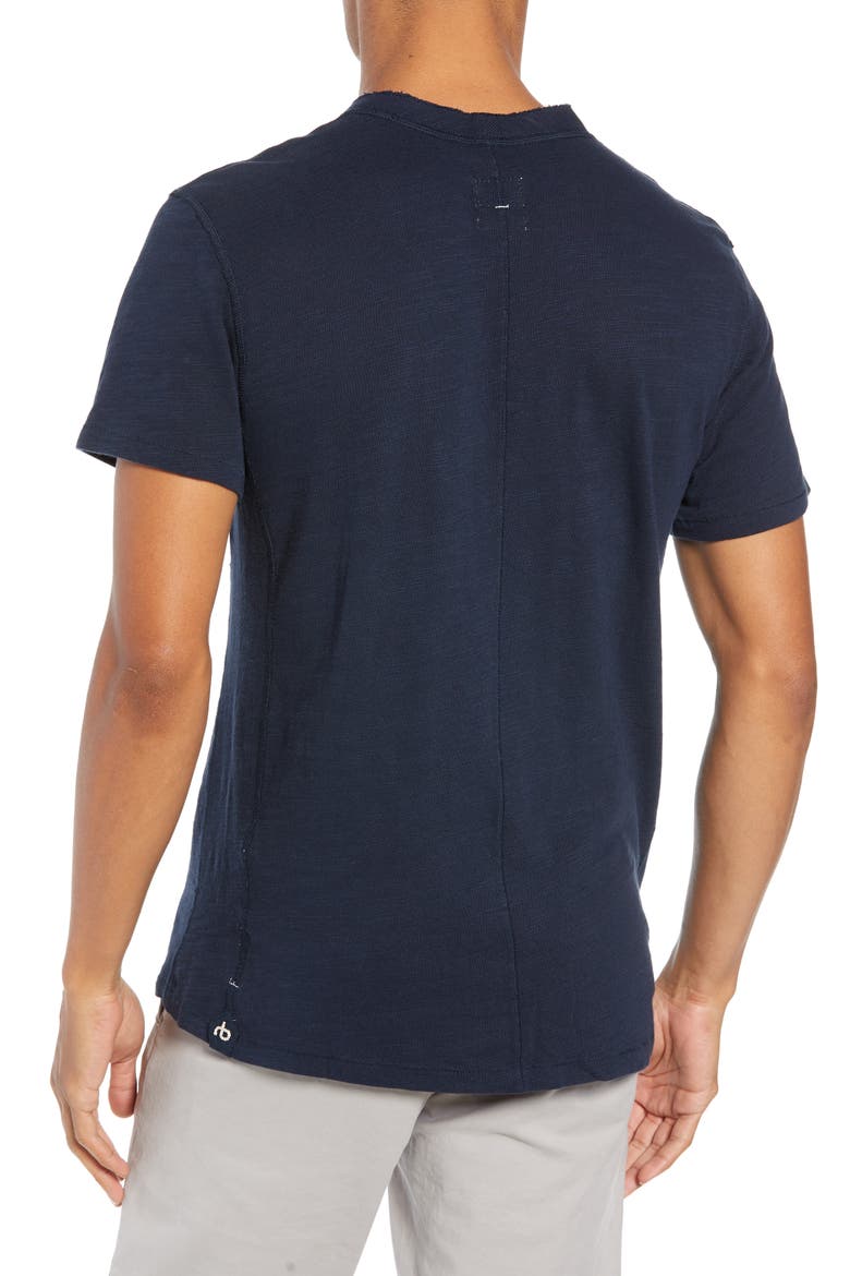 Classic Short Sleeve Flame Henley, Alternate, color, DEEP NAVY