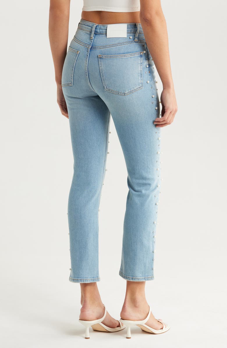 Simkhai River High Waist Straight Leg Jeans, Alternate, color, Palisades Vintage