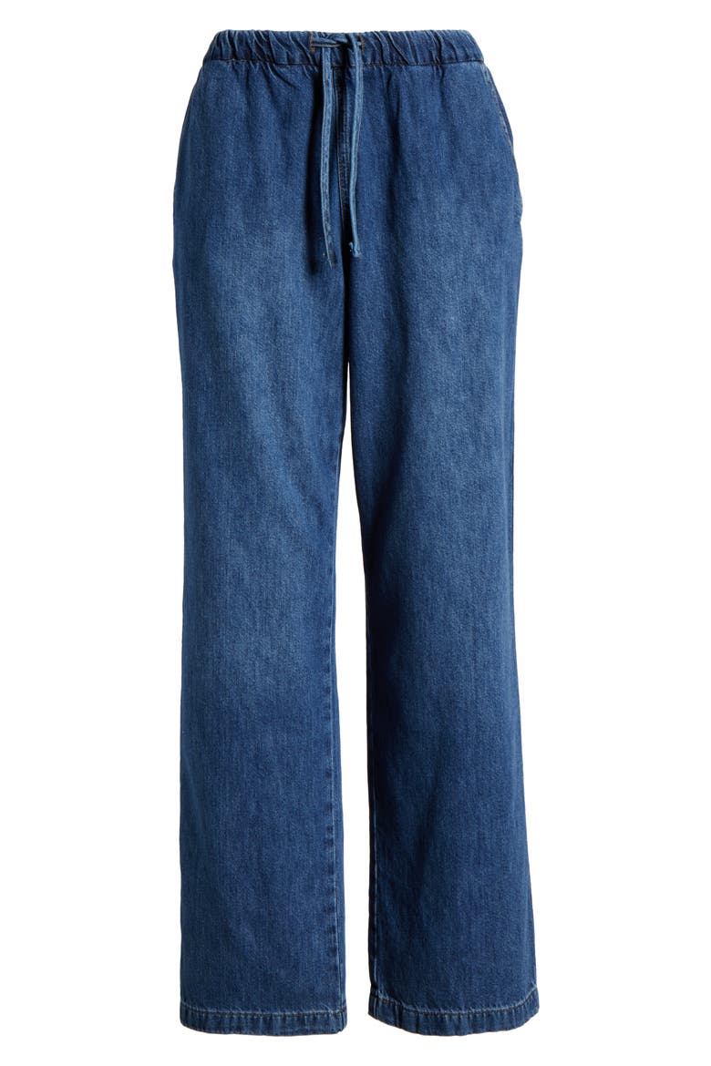 Drawstring Jeans, Alternate, color, MEDIUMWASH