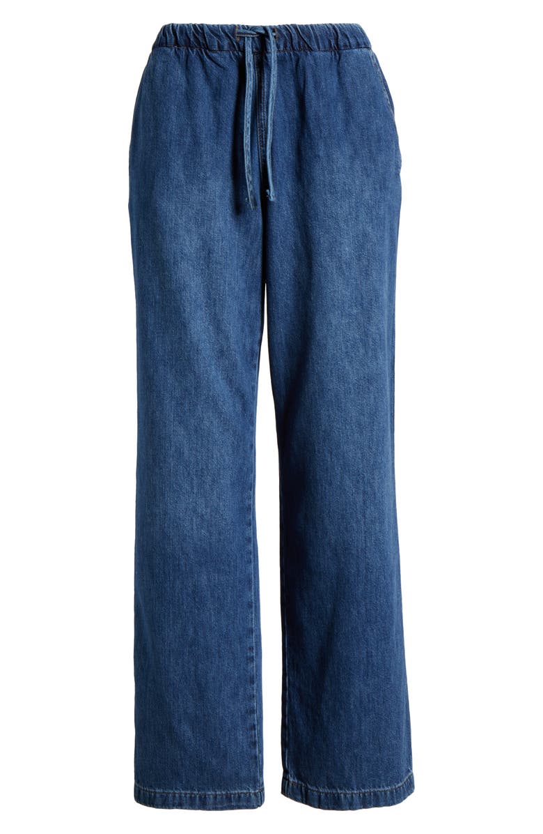 Marine Layer Drawstring Jeans, Alternate, color, Medium Wash