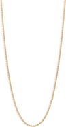THE SIS KISS Skinny Rope Chain Necklace