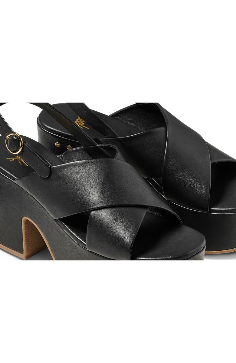Beek Emu Platform Slingback Sandal, Alternate, color, Black