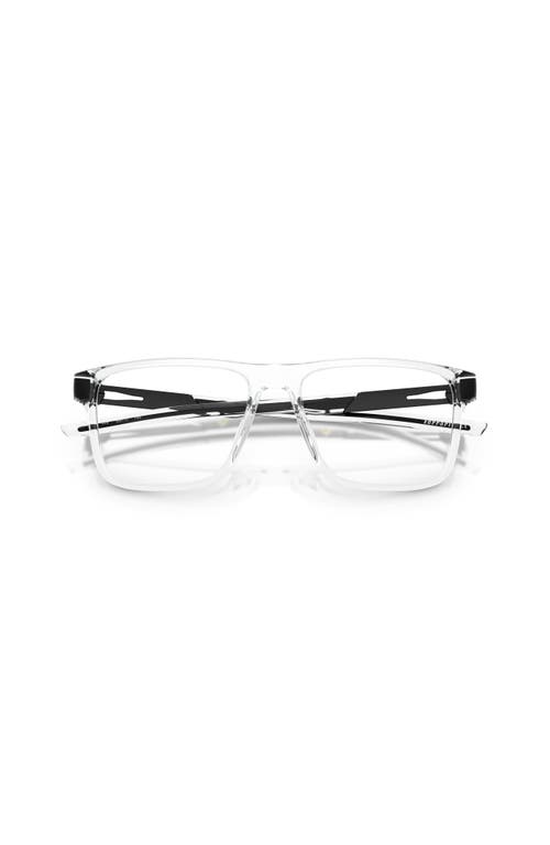 Scuderia Ferrari 55mm Rectangle Optical Glasses In Metallic