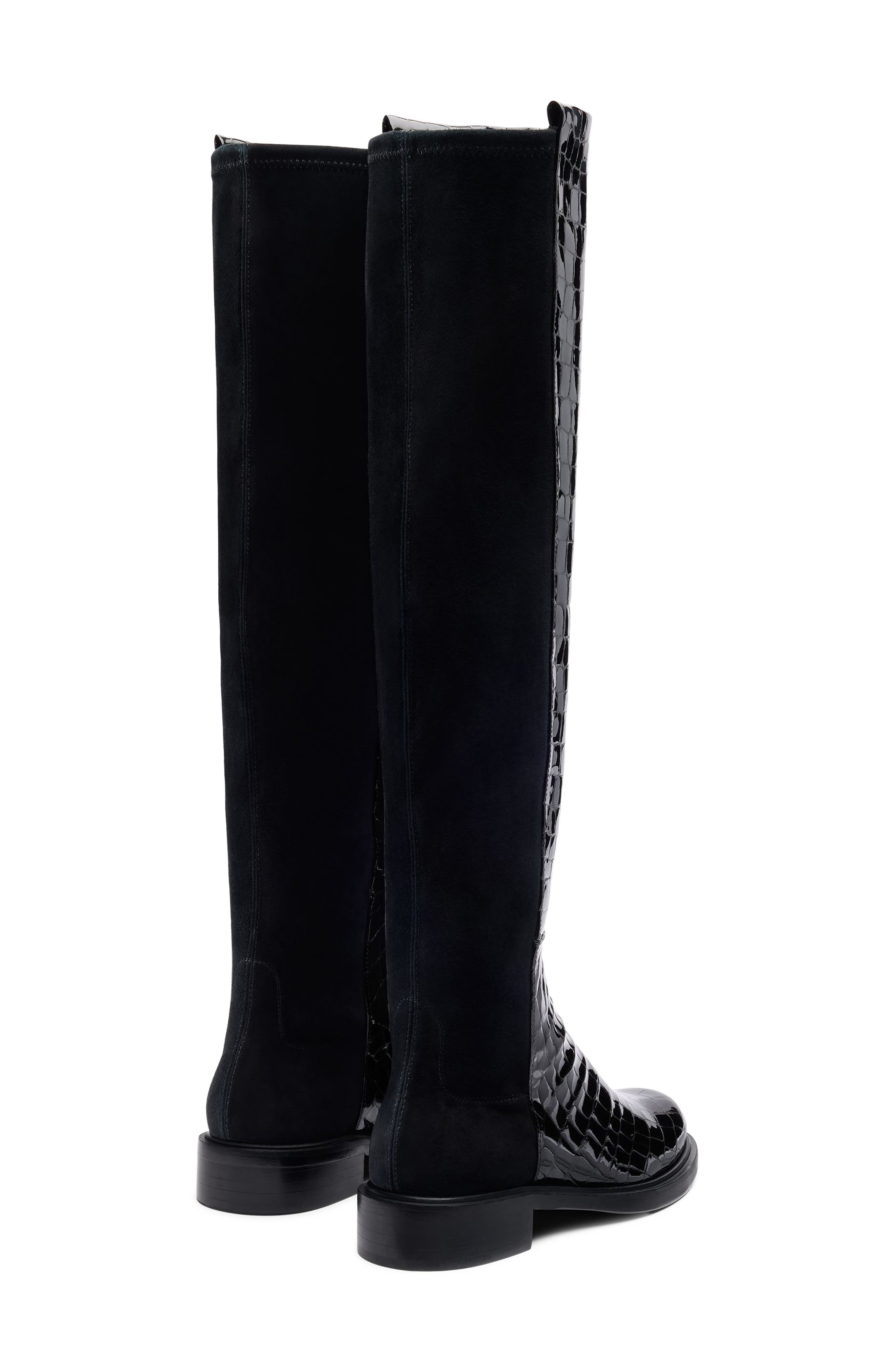 5050 Gisele Over the Knee Boot, Alternate, color, BLACK/ BLACK