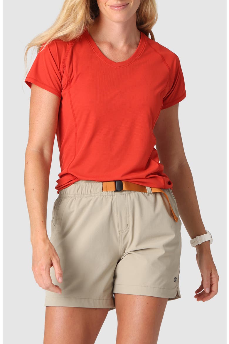 Echo Performance T-Shirt, Main, color, CARDINAL